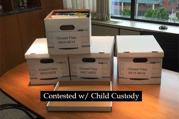 paperwork sample of contested divorce
