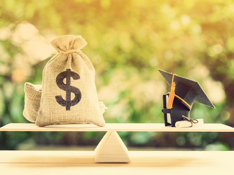 how is student debt divided in divorce