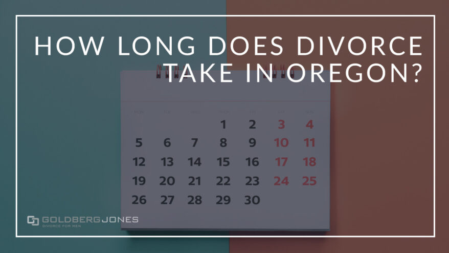 how does a divorce take in oregon