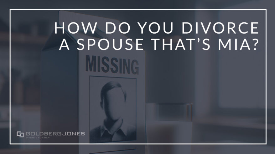 how to divorce who you can't find