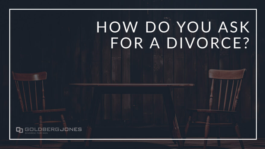 telling your spouse you want a divorce