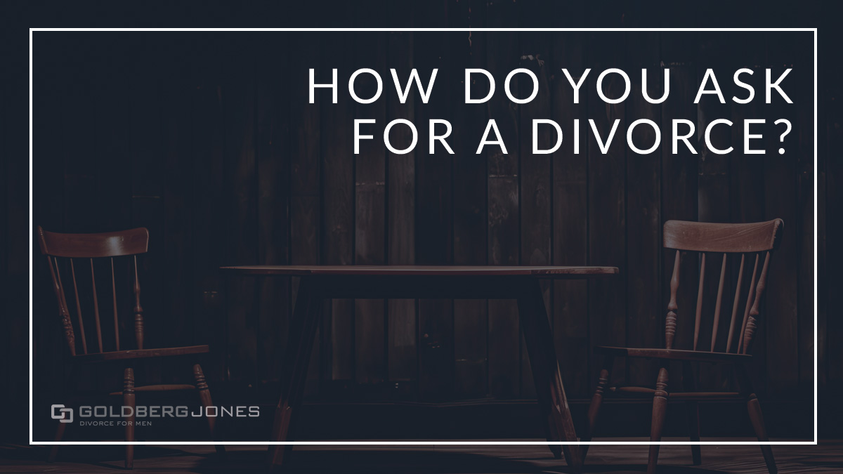 telling your spouse you want a divorce